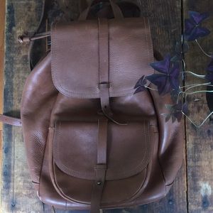 Madewell leather rucksack